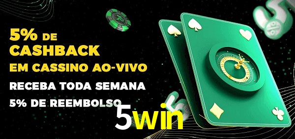 Promoções do cassino ao Vivo 5win